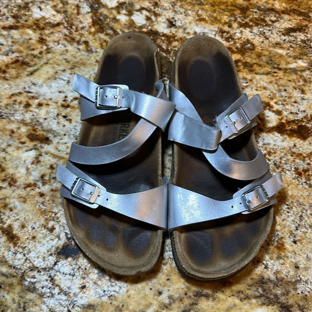 Birkenstock Silver Women's Sandals